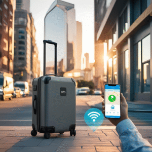 Smart luggage with GPS tracking